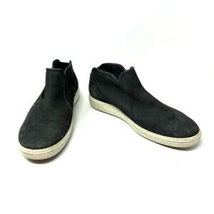 Ecco size 8 Womens Shoe Black Bootie Zipper Low Rise Slip On Casual‎ Everyday